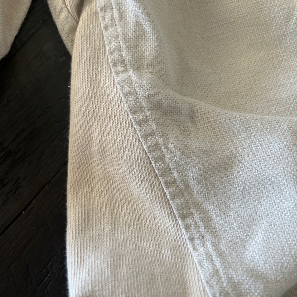 Dress Forum Cream Linen Cotton Joggers - Picture 6 of 9